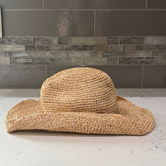 florabella Kendra Lux Hat Natural Gold Straw Cowgirl Cowboy Cow Girl Boy Western - Picture 7 of 11